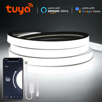 1/2/3/5M Tuya Smart WiFi Neon LED Strip Light 320leds/M USB COB LED Tape Bedroom Wall Kitchen Cabinet Backlight for Alexa Google