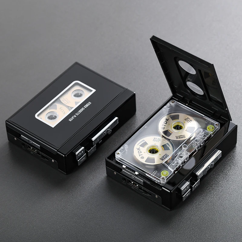

New Stereo Tape Player Vintage Nostalgia Auto Flip Tape Walkman USB Transcription