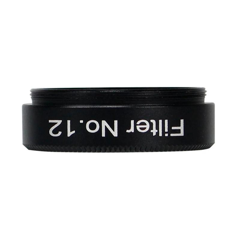 Agnicy Nighthawk Series 1.25 Inches 31.7mm NO.12 with Optical Glass M28*0.6mm Yellow Color Telescope Yellow Nebula Filter