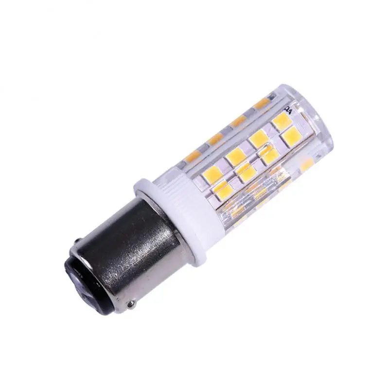 1~10PCS Ba15d Double Contact Bulb Led Lights SMD2835 220V 51LEDs Super Bright For Sewing Machine Pfaff Singer Privilege Bernina