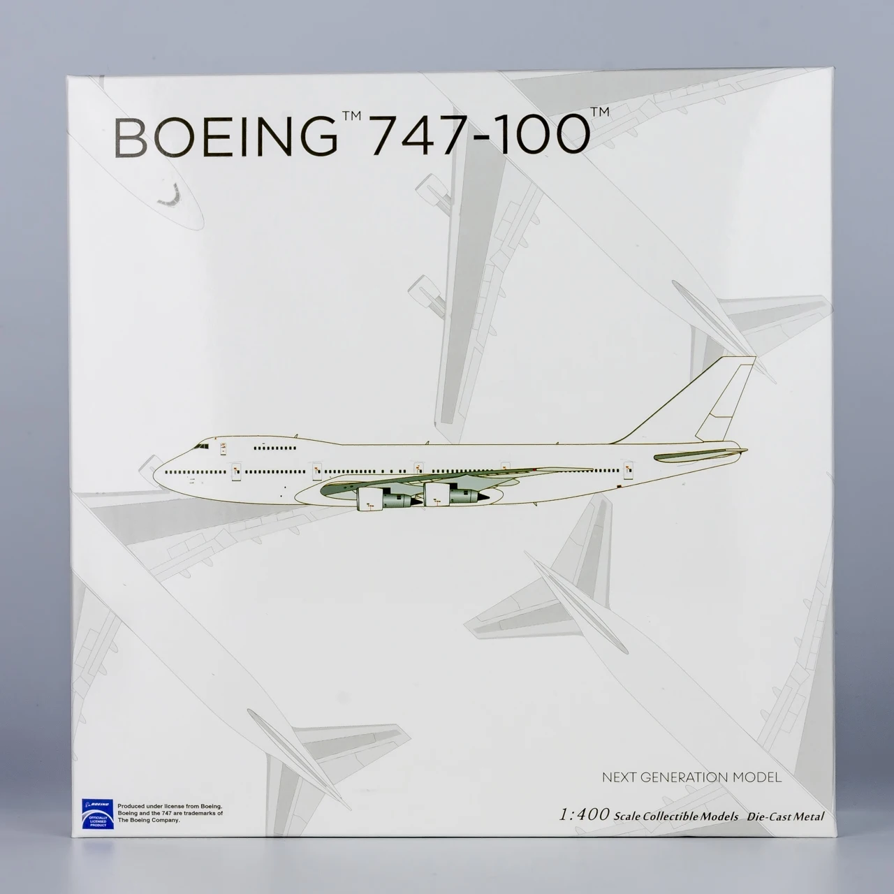 01000 Alloy Collectible Plane Gift NG Model 1:400 Blank Model Boeing B747-100 Diecast Aircraft Model