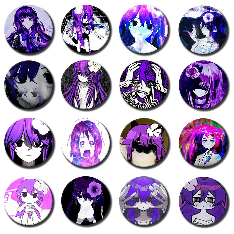 58mm Sewerslvt Schizofrenia Soft Button Pins Dnb Cover Album Brooches Creative Badge for Collar