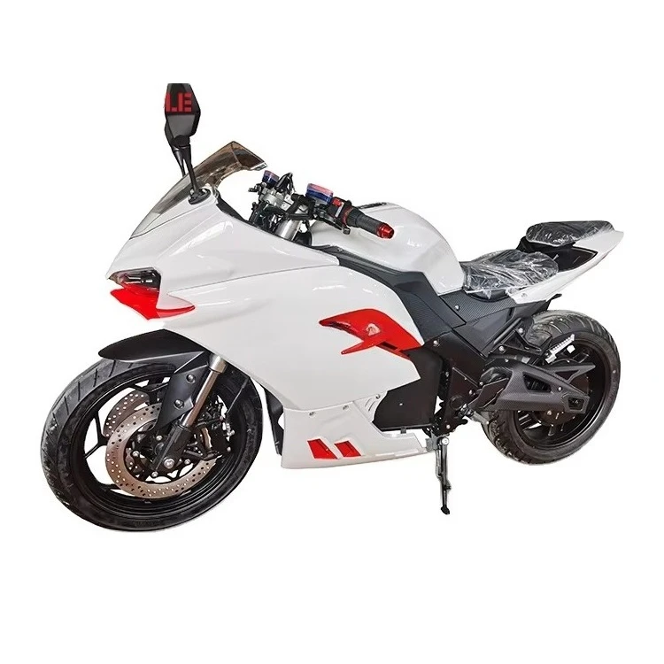 Stlf Factory Wholesale 72v High Speed Central Chain Drive 3000w Motor 130km/h Speed Racing Electric Motorcycle For Adult