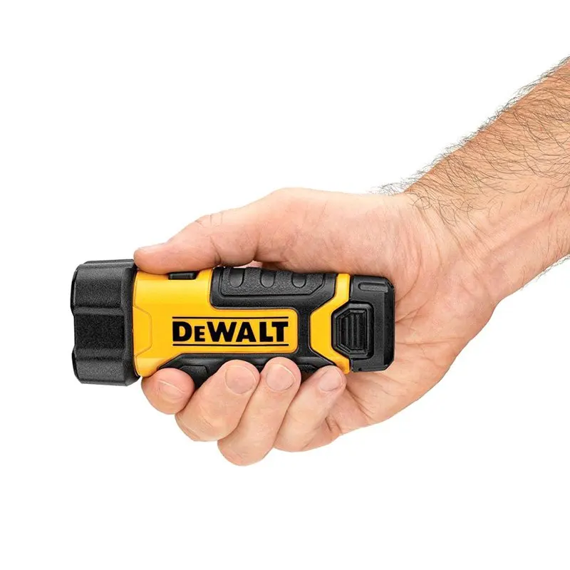 DEWALT-luz de trabajo DCL023, 7,2 V/8V Max, luz LED compacta de mano, 80 lúmenes, patrón de luz de 2 zonas, herramientas de iluminación