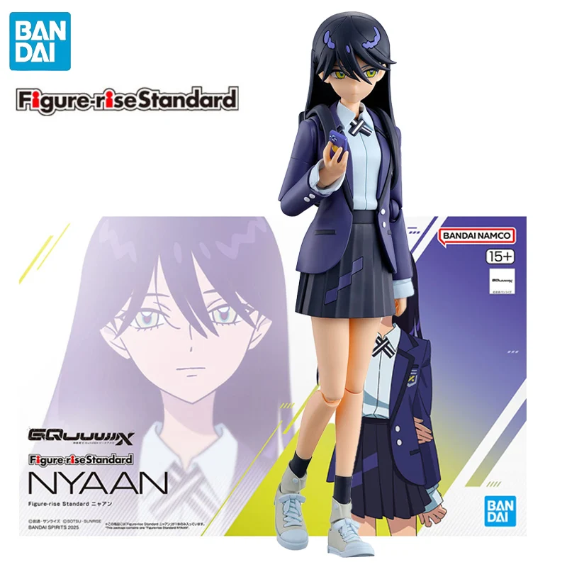 

In Stock BANDAI Figure-rise Standard Gundam GQuuuuuuX Nyaan Anime Action Figures Assembly Model Collection Toy