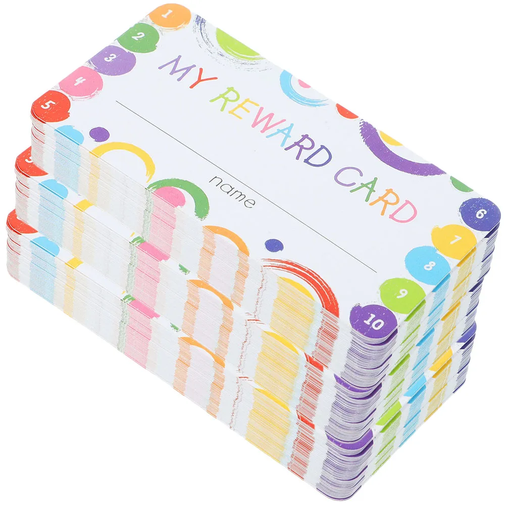 

Behavior Reward Card Cards Punch for Classroom System Student Teachers Rewards