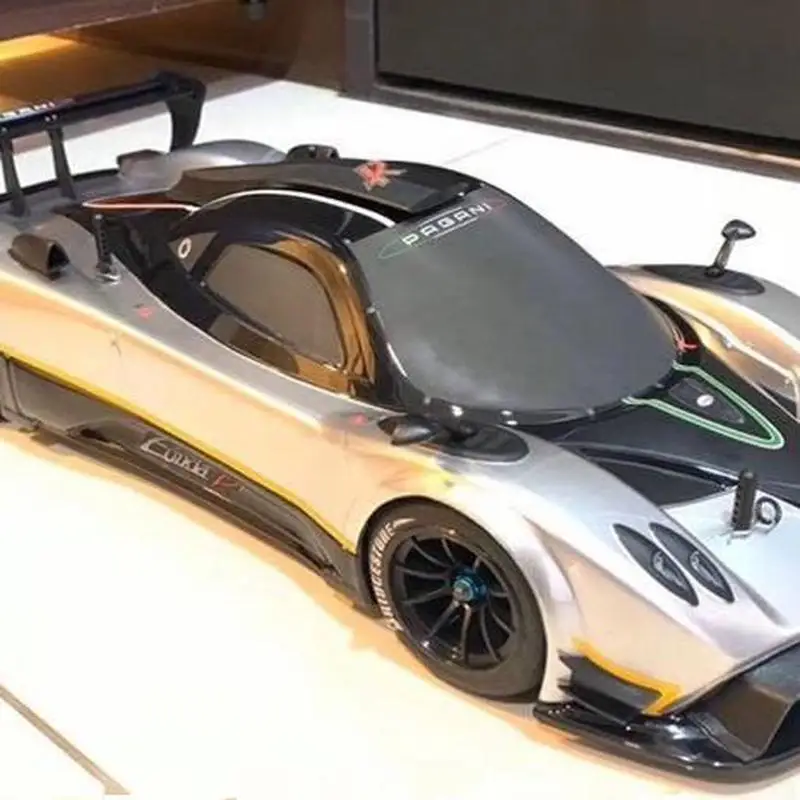 Carisma 1/10 Zonda Remote Control Car Model Car Four-Wheel Drive Drift Car Bungalow Running Transparent Car Shell Replacement Pa