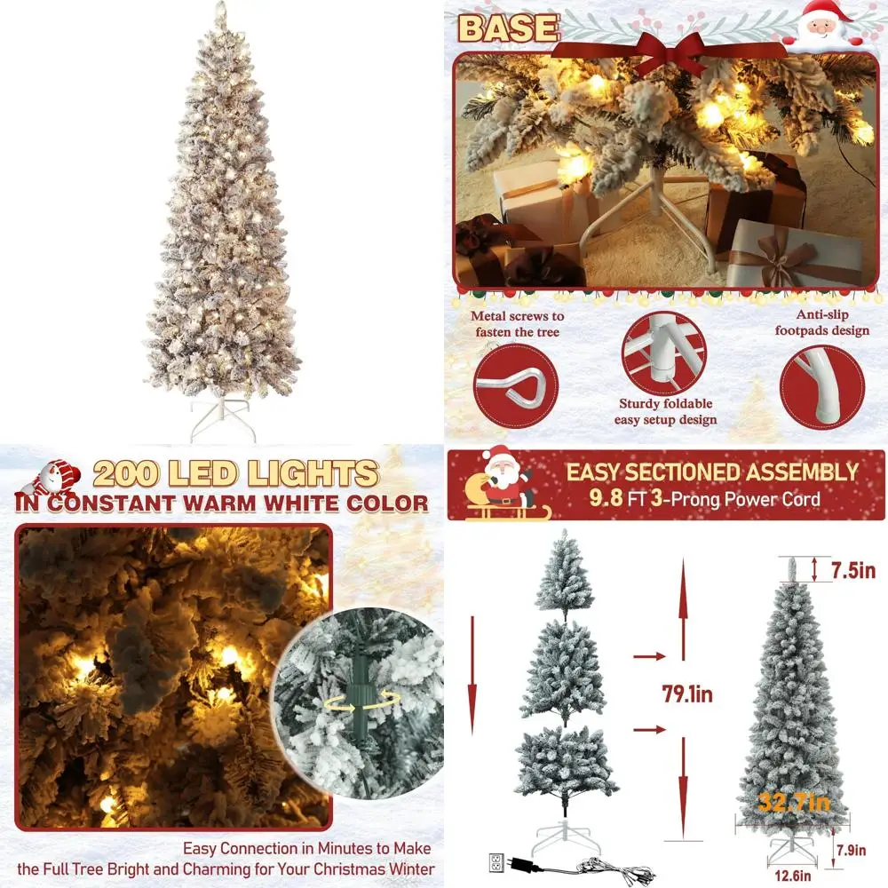 Pre-Lit Artificial … - image