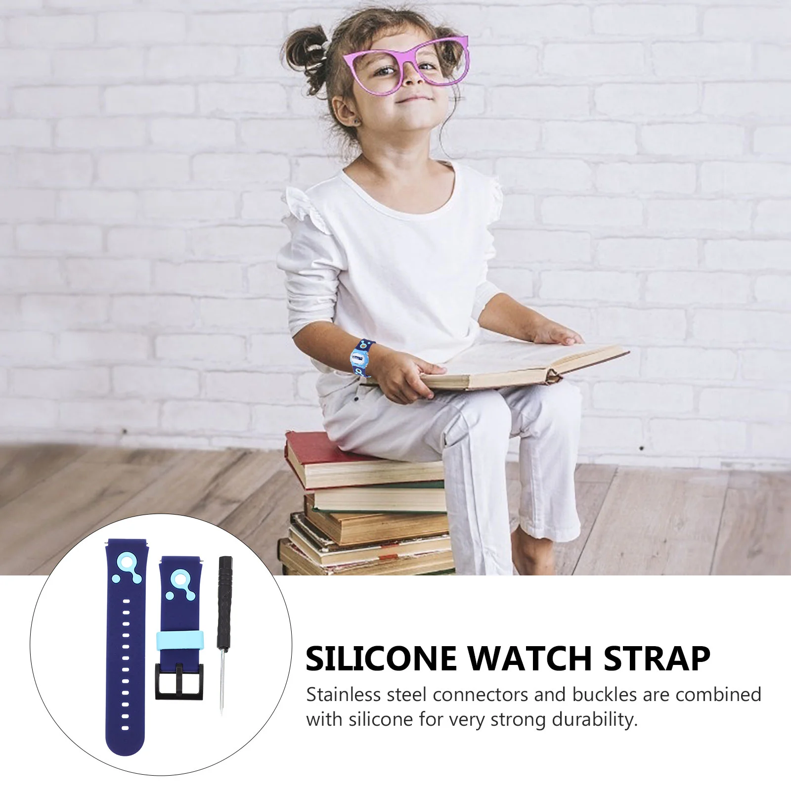 Original Phone Watch 360 Strap Child Kids Smartwatch Band Silica Gel Silicone Watchband for