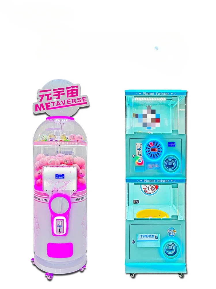 MJY Large Commercial Twisted Egg Capsule Scan Code Coin Game Gift Promotional Game Console