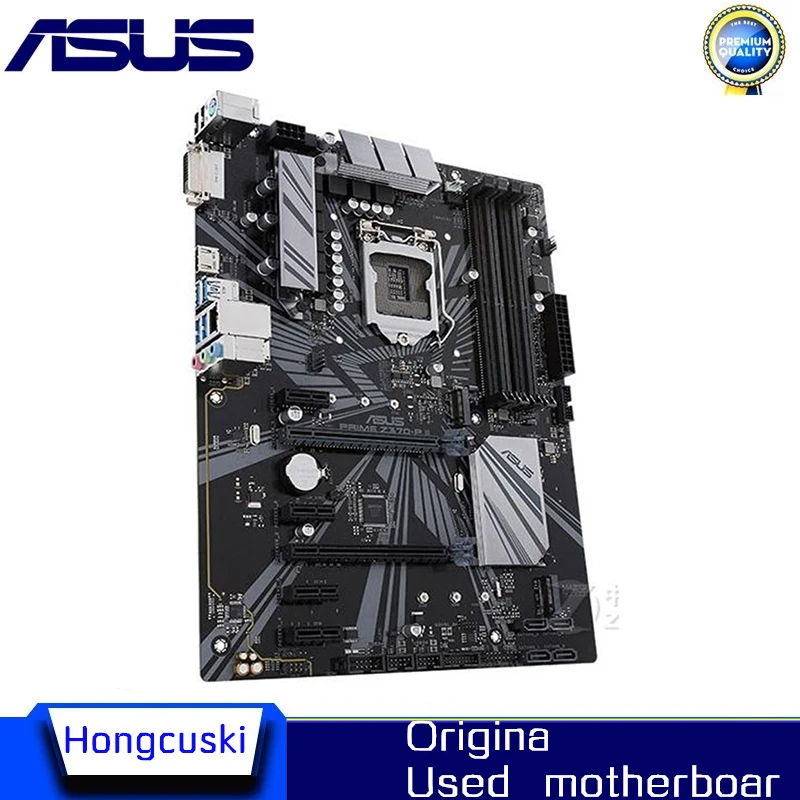 Verwendet für ASUS PRIME Z370-P II Original M.2 NVME 8th 9th LGA1151 Motherboard Sockel LGA1151 DDR4 Z370 Desktop-Motherboard