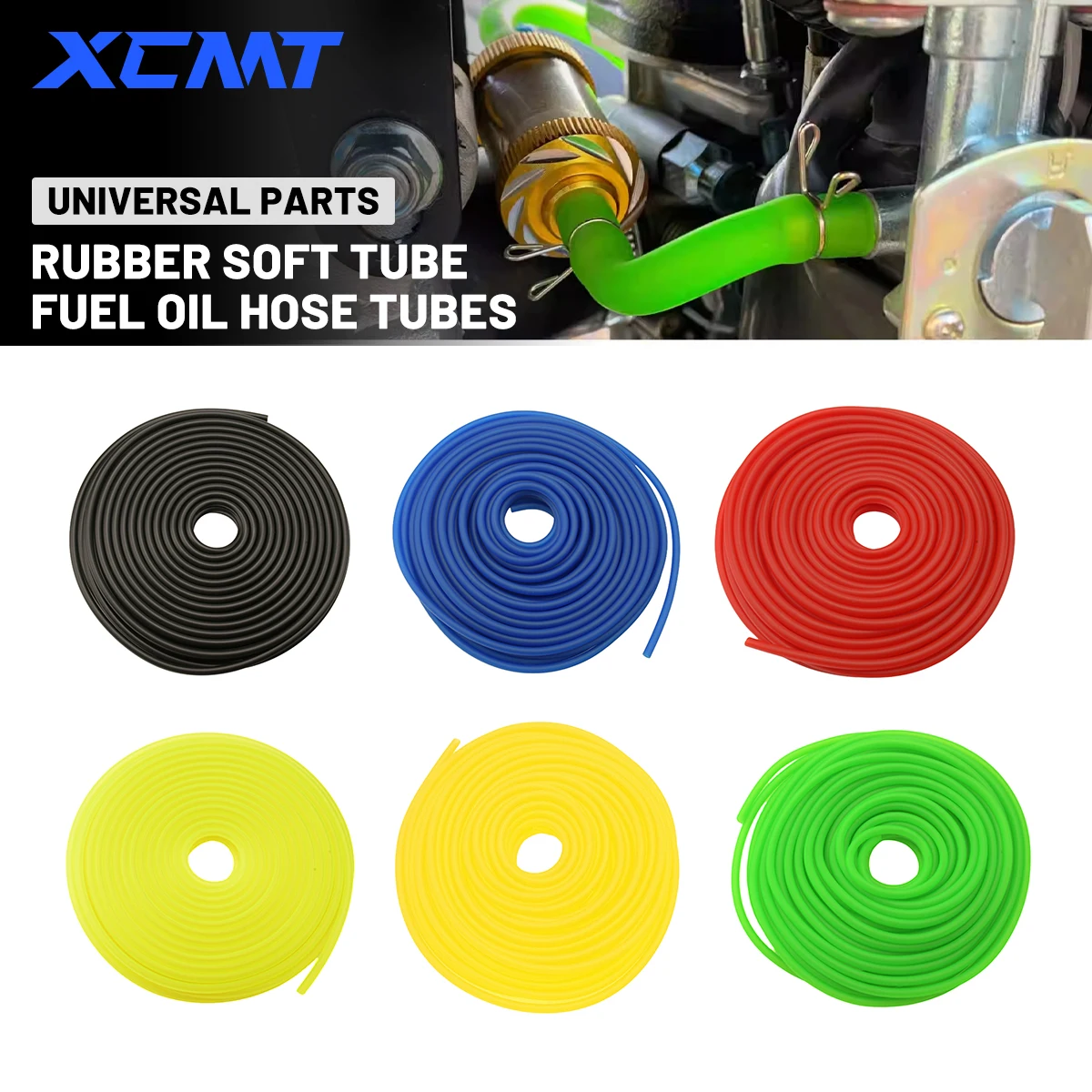 

Universal 1M 3M 5M Motorcycle Hose Petrol Fuel Line Hose Gas Oil Pipe Tube For Mini Moto Dirt Bike ATV Quad Minimotor Scooter