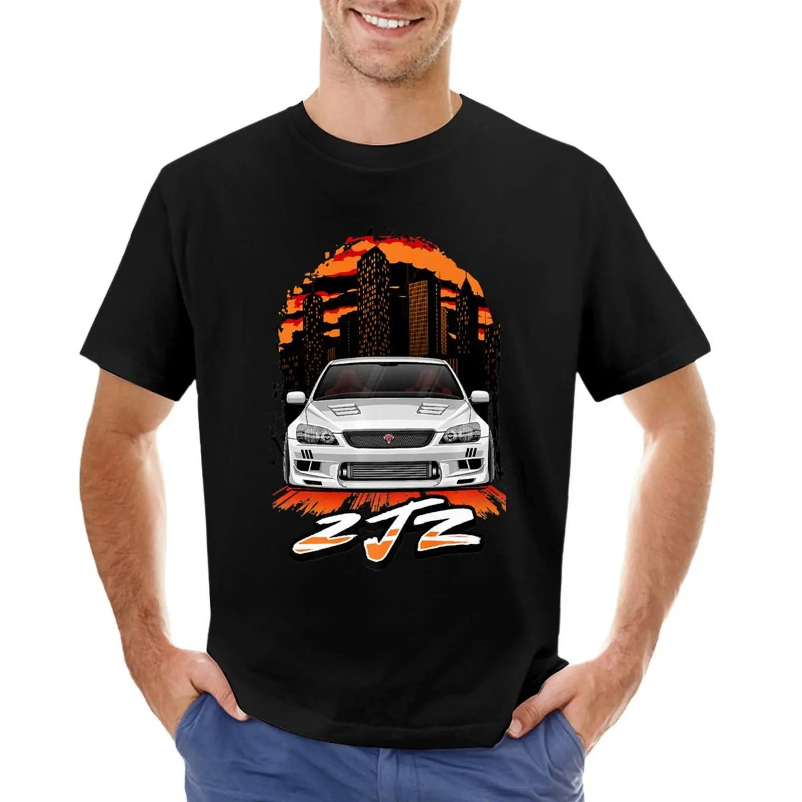 Camiseta gráfica JDM IS300 2JZ Altezza Stance Low Style Drift Tuner, ropa Lisa para hombre