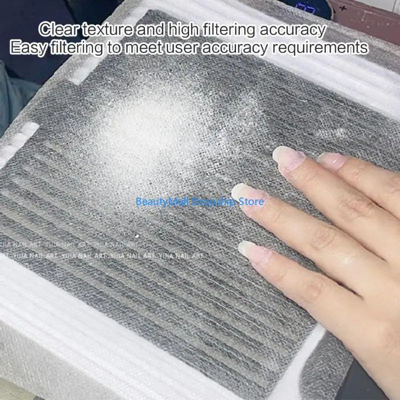40JD 100 pezzi Filtri della polvere per unghie Filtri Accessori per raccolta della polvere per unghie