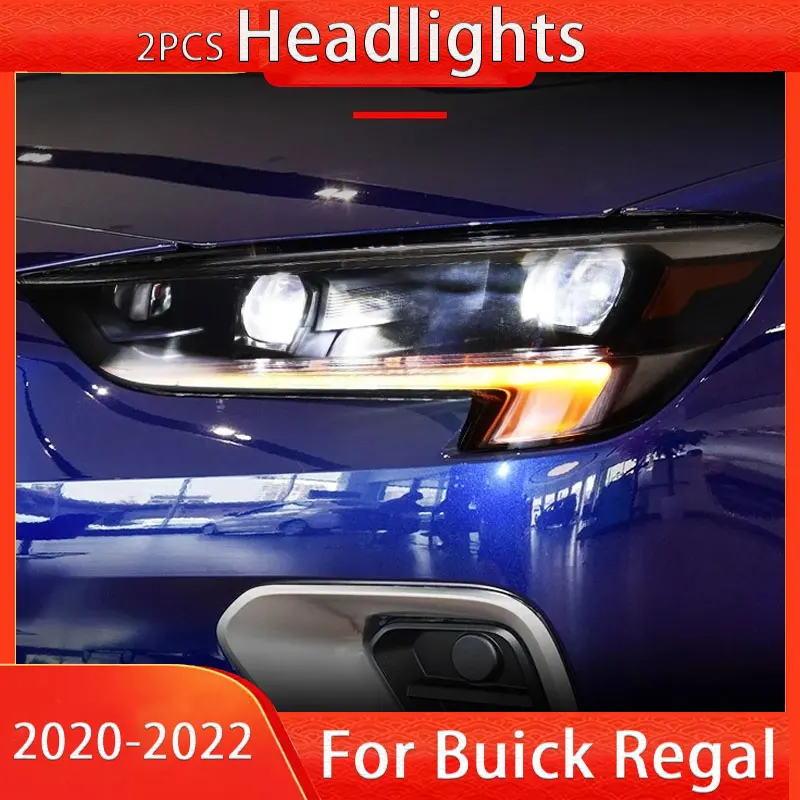 Cars Head Lamp for Buick Regal LED Headlights 2020-2022 Head Lamp Car Styling DRL Signal Projector Lens Automotive Accessories