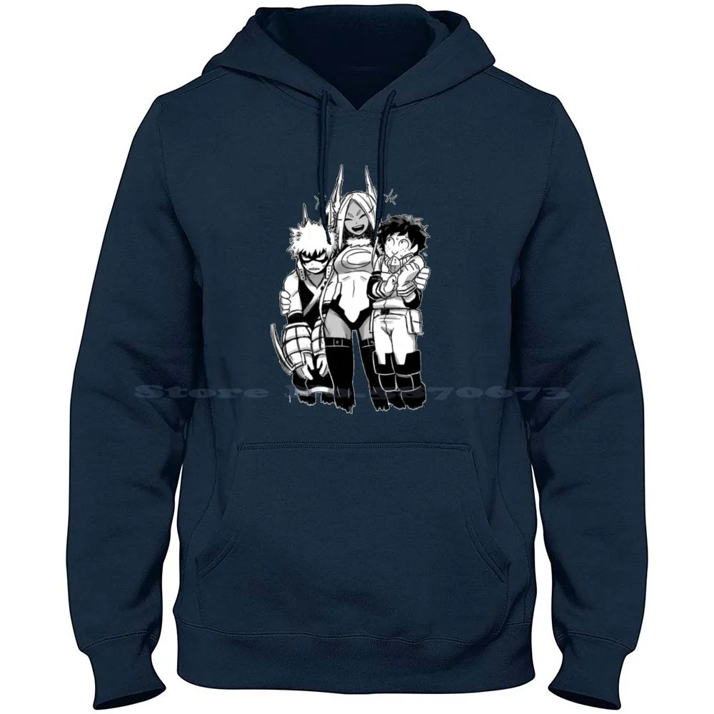 - Mirko , Deku , Bakugou 100% Pure Cotton Hoodie Tshirt Boku No Hero Academia Bnha Mha Anime All Might Deku Midoriya Izuku