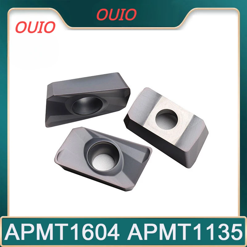 

OUIO APMT1604 APMT1135 Carbide insert Tool CNC Milling Insert Turning Insert APKT APMT 1135 1604 insert Milling turning tools