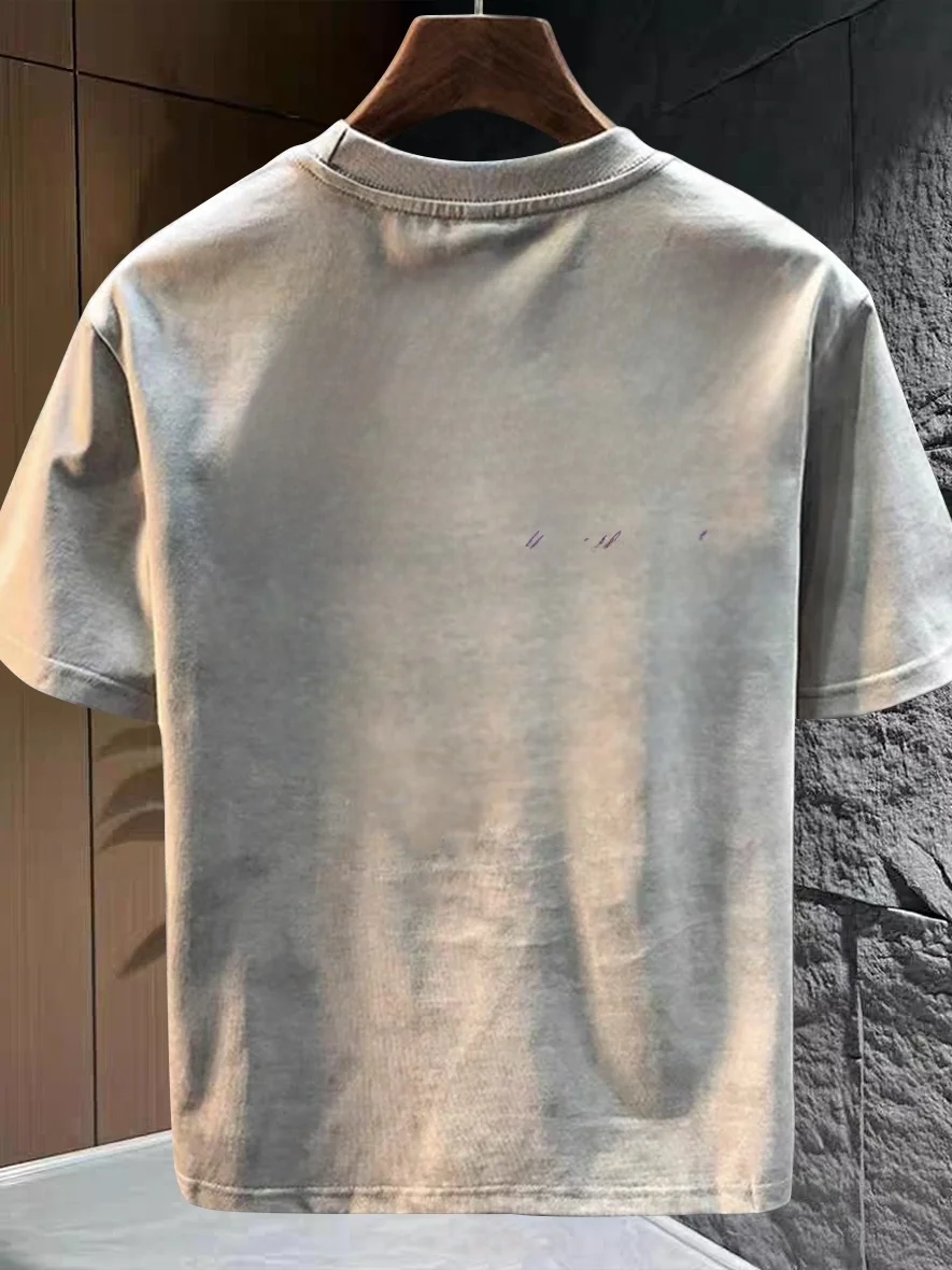

Loose Casual Short Sleeve T-Shirt Unisex Summer Comfortable Printed round Neck Top for Teenagers Fashionable And Youthful