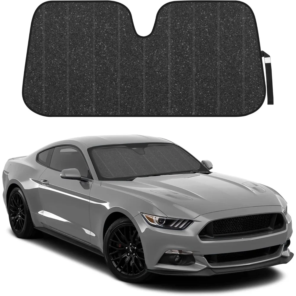 

-as-2511 front windshield shade-accordion folding auto sunshade for car truck suv-blocks uv rays sun visor protector-keeps your