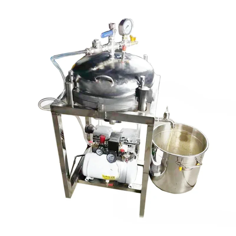 

Smaller type High Quality Air Pressure Peanut Sesame Coconut Olive Crude Oil Press Filtering Machine