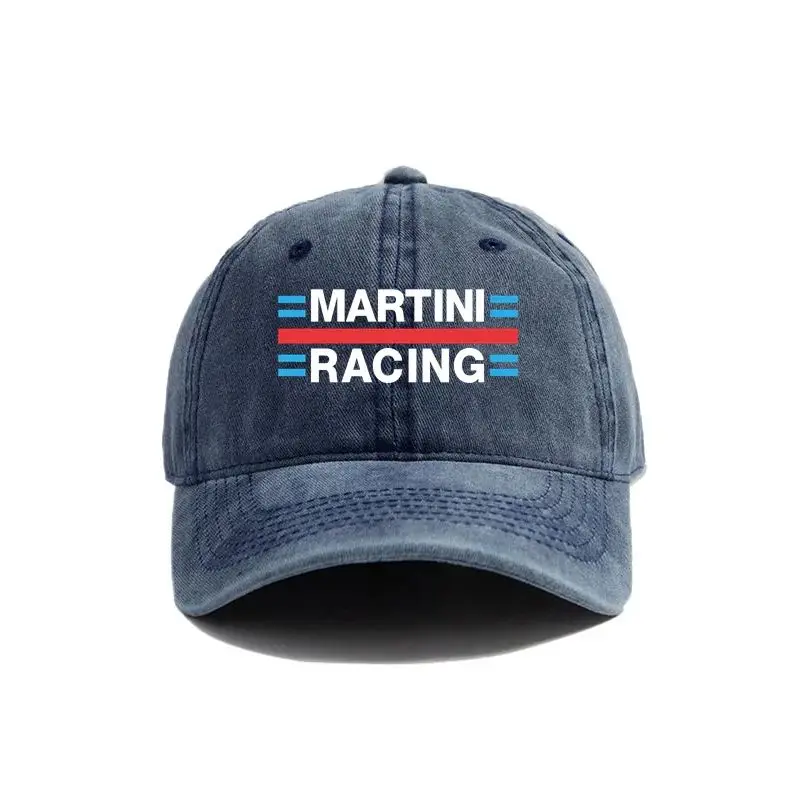 

Бейсболки Martini Racing: винтажные кепки унисекс для активного отдыха, летние, регулируемые, в стиле «папины шляпы»