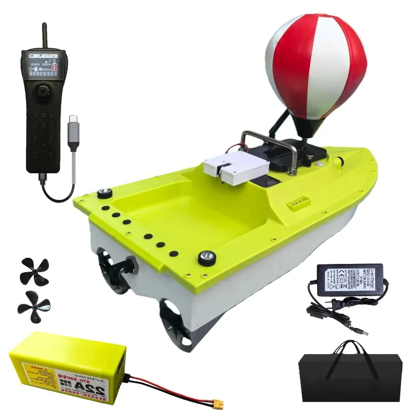 S80 Brushless Motor Super Speed Saltwater RC Fishing Bait Boat with GPS for Surf Fishing With,IP 66 Waterproof,5 Meters/Second