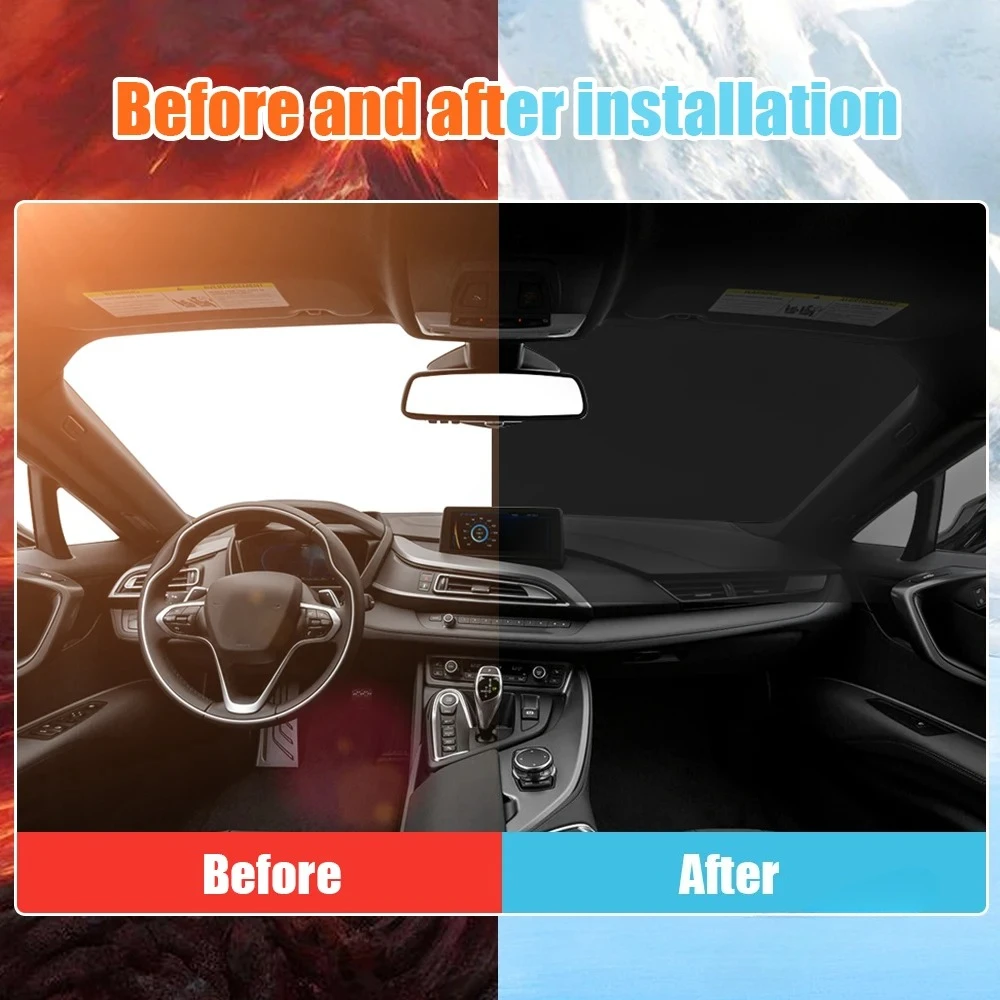 For BYD Dolphin 2022-2025 Car Windshield Sun Shade Reflector Sunshade Offers Protection for Car Interior Dolphin Accessories