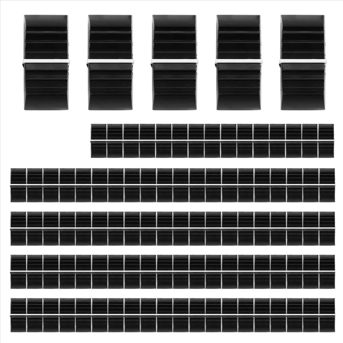 ABGN 100Pcs Fader Knob Caps for Audio Equipment, DJ Equipment, and Mixing Consoles Slider Caps
