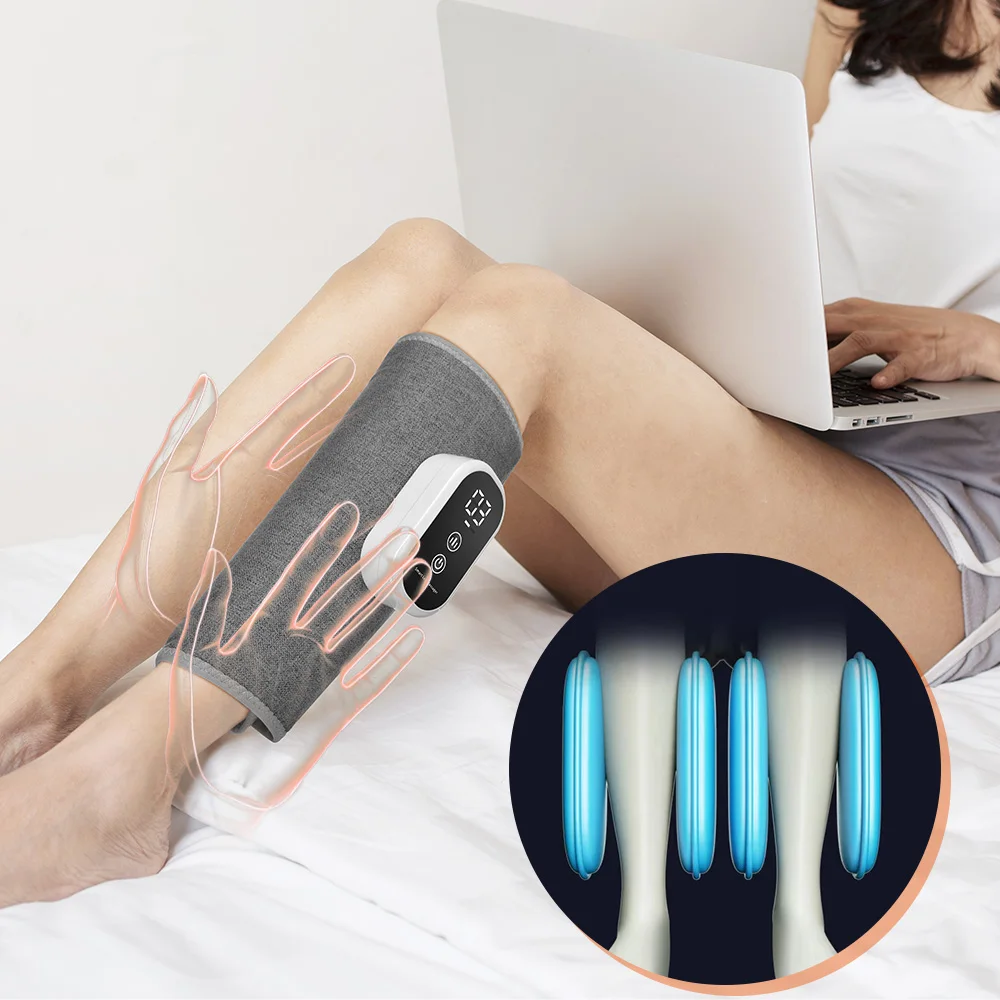 

Smart Leg Massage Vibration Leg Air Compression Massager Wireless Electric Air Compress Full Cover Leg Air Pressure Massage