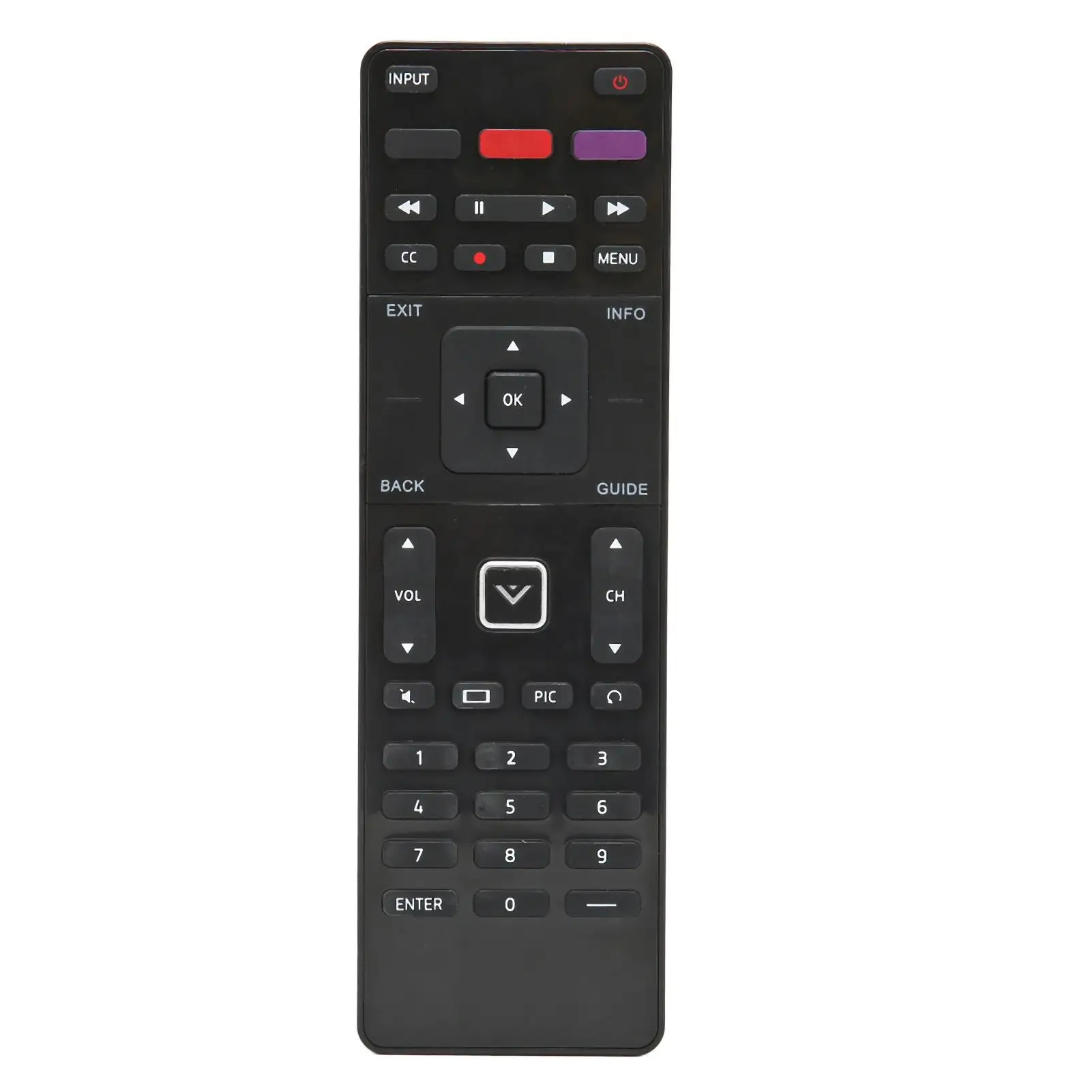 

Универсальный пульт дистанционного управления для телевизора vizio P702UI B3 E401i A3 M702IB3 P502UI B1 P652UIB2 M60 C3 M322I B1 M502I B1 D43fx F4 E24 C1