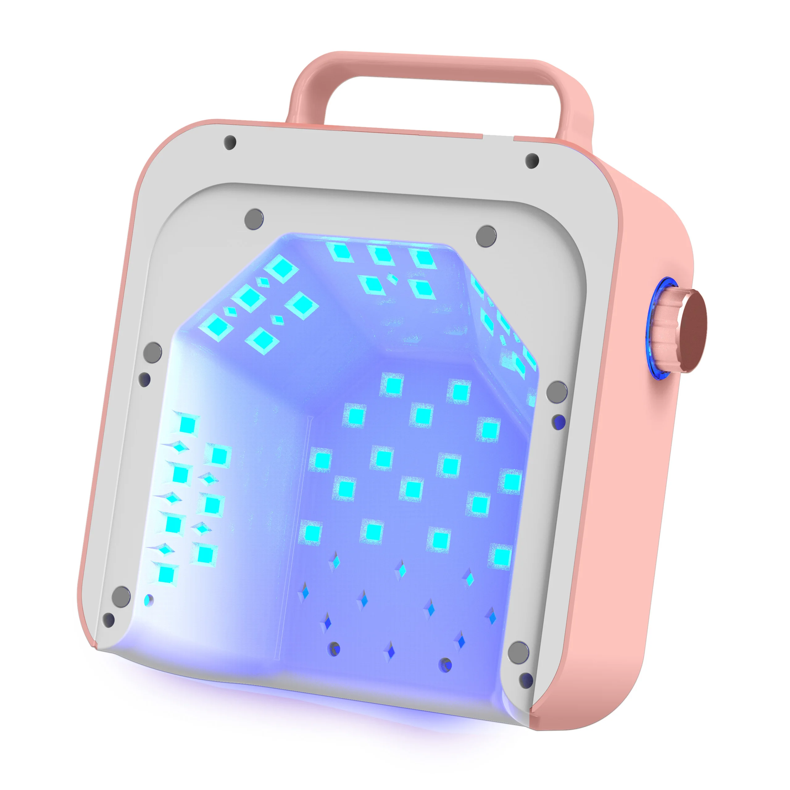 جديد قابلة للشحن الأشعة فوق البنفسجية LED مسمار مصباح 54 واط الماس مسمار مجفف هلام تلميع مصباح المهنية صالون المنزل علاج أداة