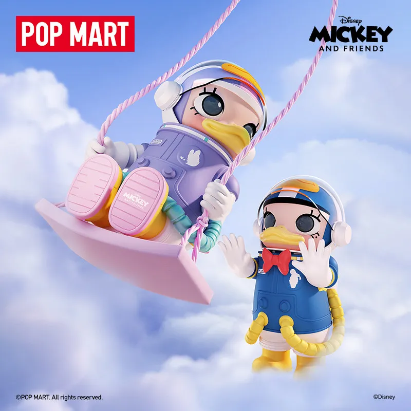 

Genuine POPMART MEGA SPACE MOLLY 400% 100% Donald Duck Pop Culture Toys Holiday Gift