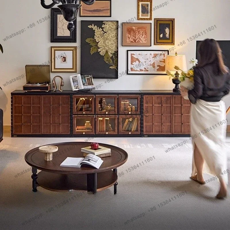 Factory Direct The Living TV Stands Designed Combination French TV Stands Modules Chinese-style Skeletal Home Furniture Ein Fern