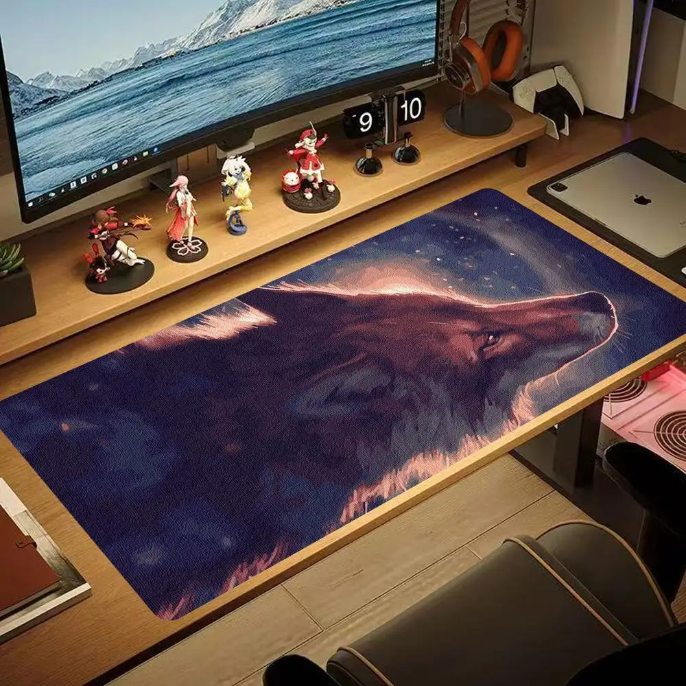 

XAXC Oil painting Mouse Pad 90x40CM non-slip Gaming Mousepad Gamer E-Sports Mouse Mat Game Mechanical Keyboard XXL Desk Mat