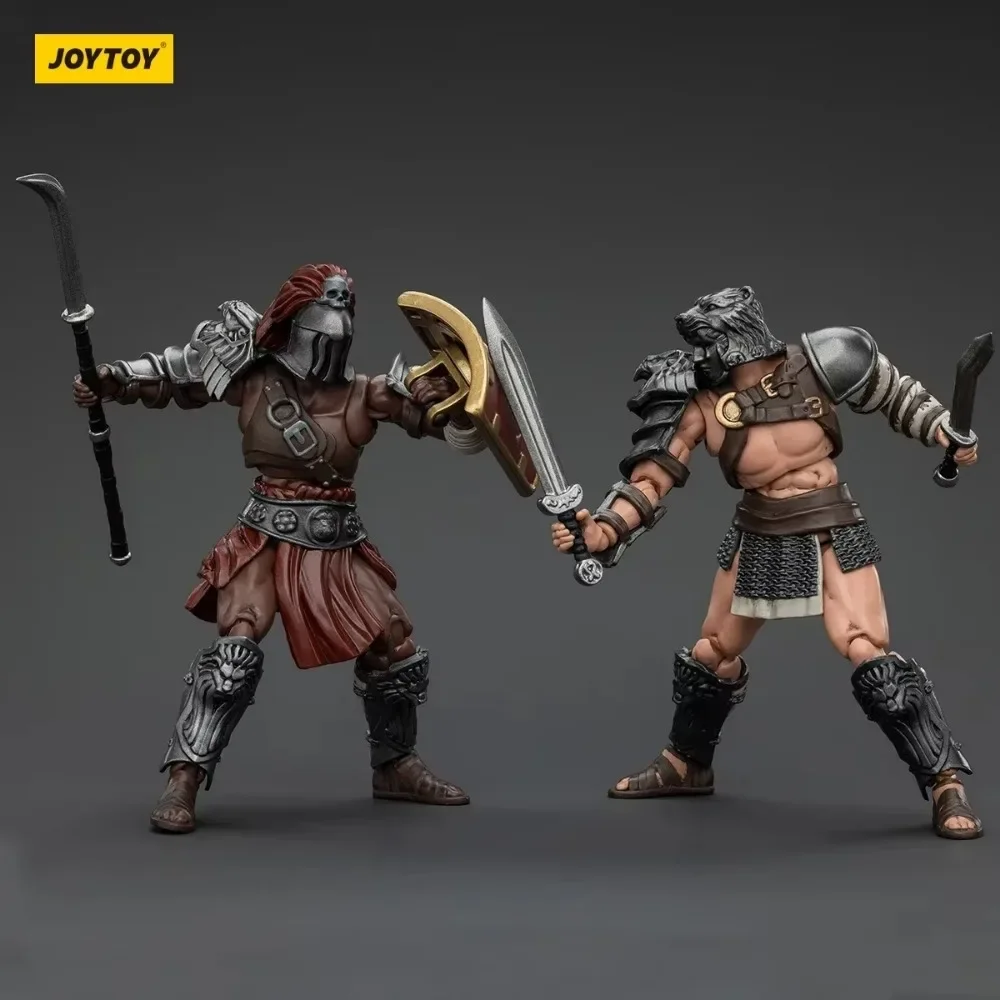 Joytoy gladiador romano griffon figura gladiador murmillo tesoura hoplomachus coleção figuras de ação anime estatueta brinquedos 1/18