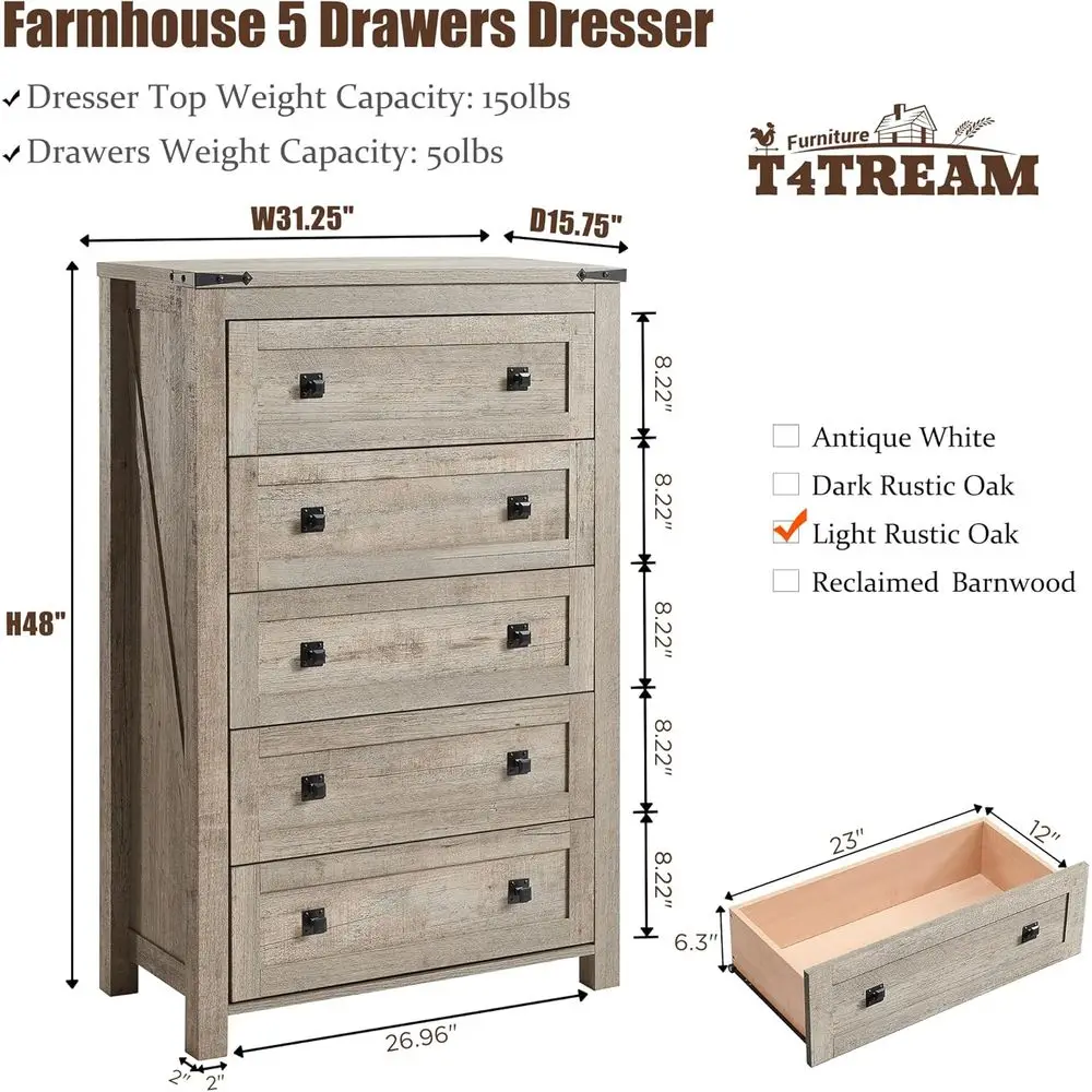 Armario de 5 cajones para dorm - Furniture Lighting & Decor Magazine reseña y precio