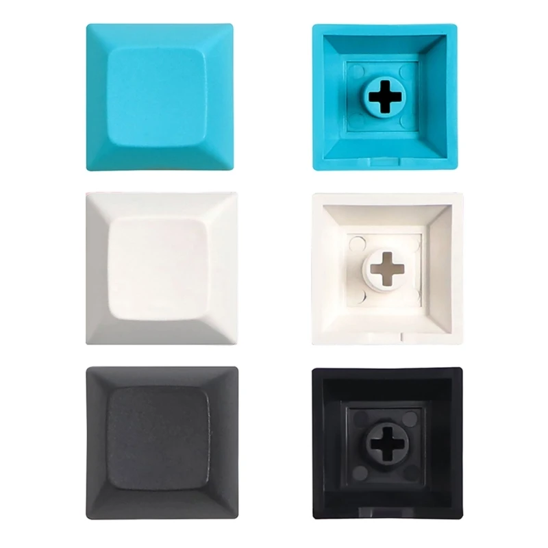 DSA Keycap Suplemento de personalidade em branco 1U Keycaps 20 peças múltiplas cores para teclado mecânico Keybord DIY