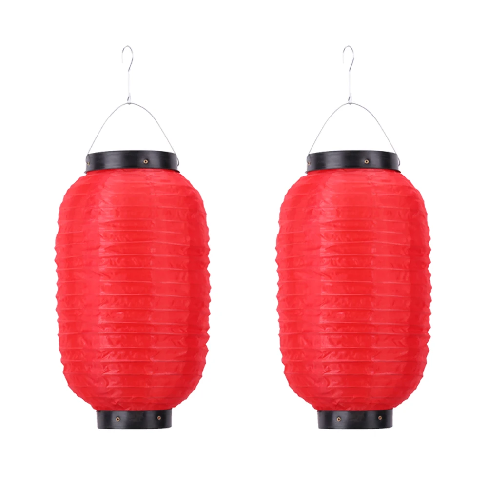 2pcs Japanese Satin Lantern Cloth Waterproof New Year Party Decoration Sushi Restaurant Decoration Scene Layout Props