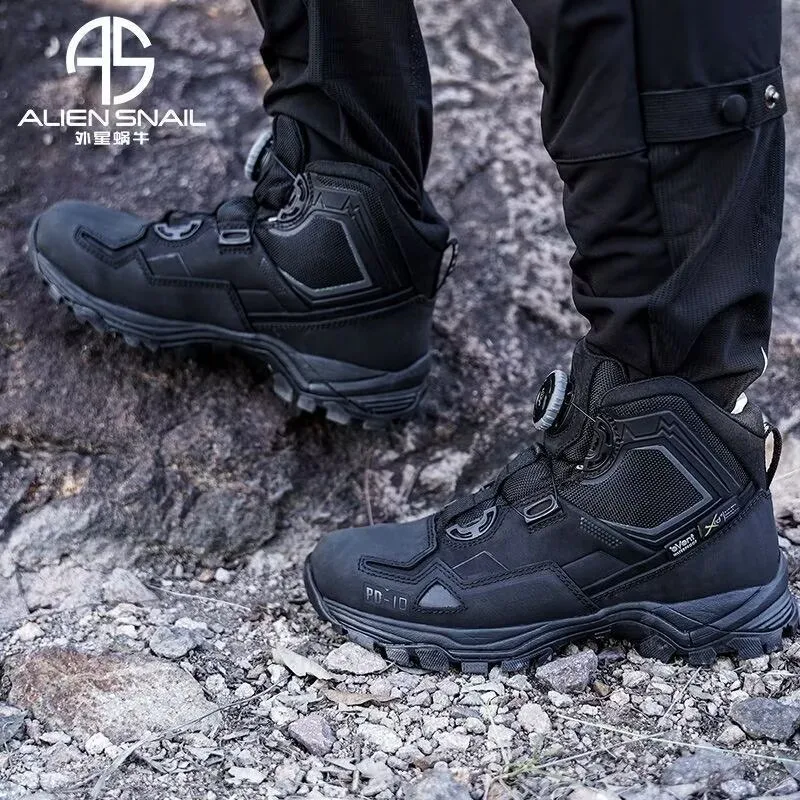

AlienSnail PD20 Motorcycle Riding BOOTS Hiking Shoes Waterproof and Non-slip Cowhide Motorcycle Riding SHOES PD10