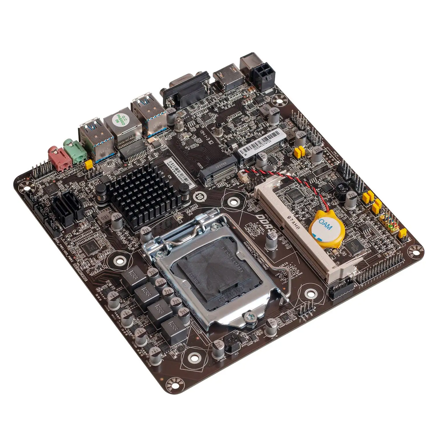 

H310 Computer Motherboard DDR3 8G LGA 1151 MSATA/SATA All-In-One Thin ITX MINI Motherboard Single Channel