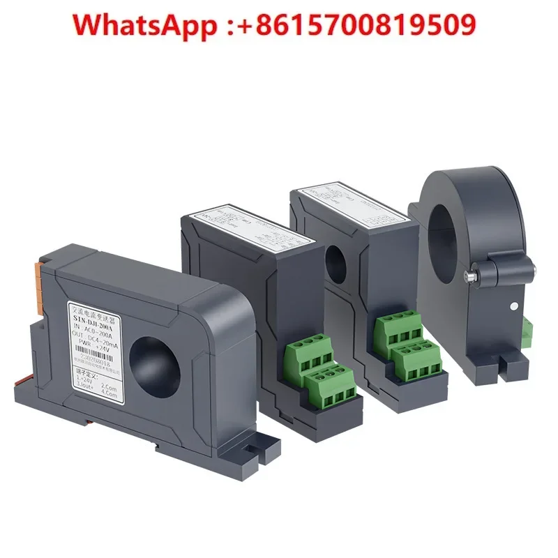 

AC current transmitter, aperture 22mm output 0-5A/10A/50 4-20mA electric current transmitter