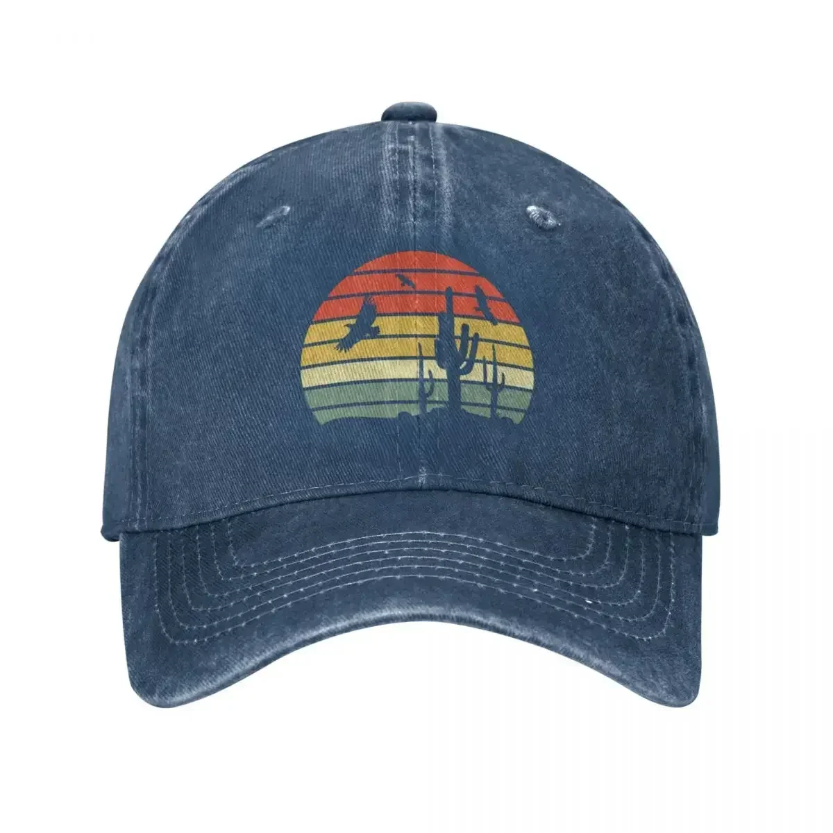 Retro Vintage Arizona Desert Saguaro Cactus Baseball Cap Hiking Hat Dropshipping Mountaineering Caps Women Men'S