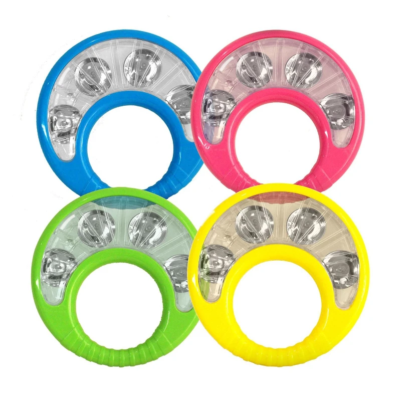 Orff Tambourine Circle Wreath Percussion Instrument Kinds Hand Drum KTV Party Puzzle Enlightenment Toys Children's Gifts
