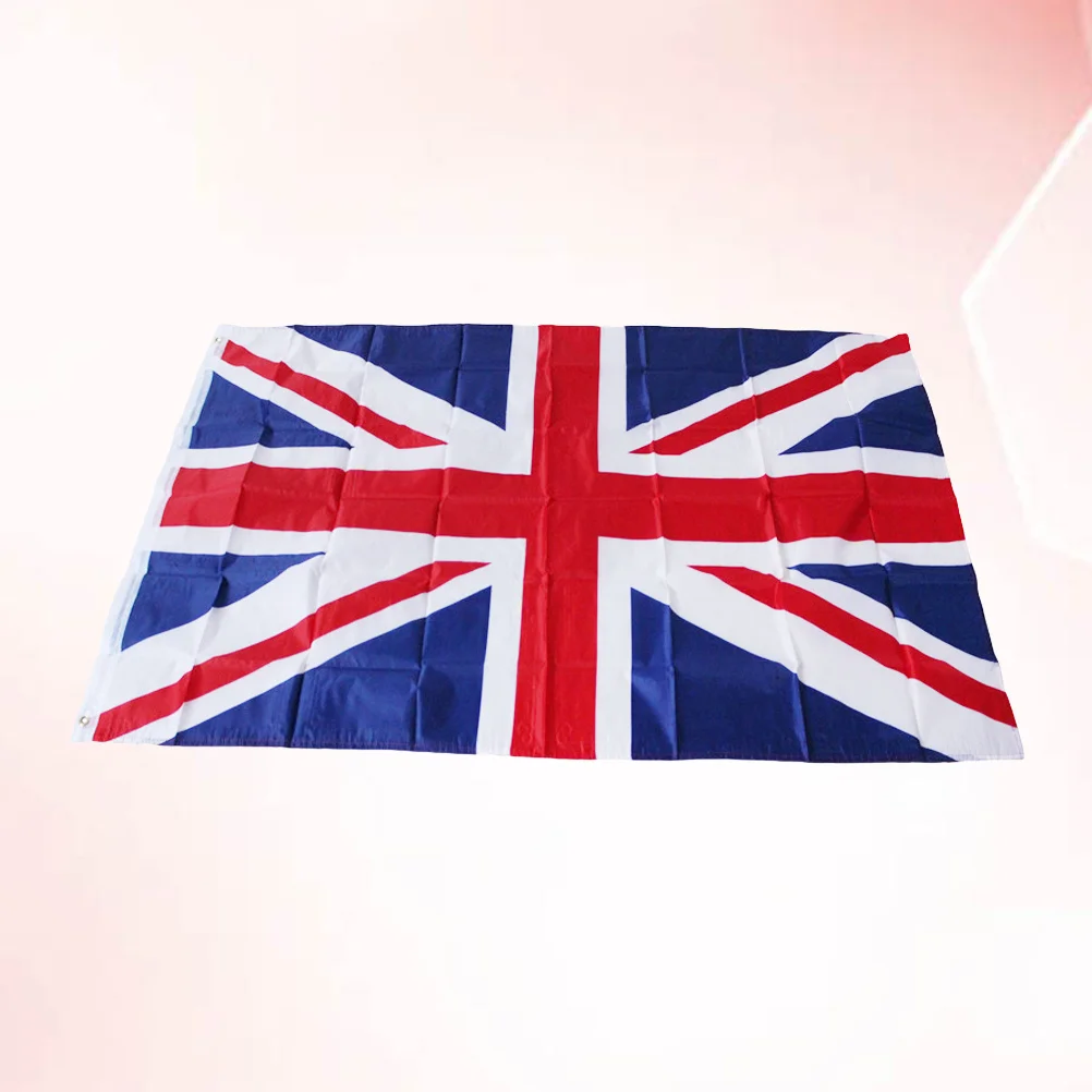 

90Cmx150Cm British Flag Union Jack Polyester Uk Flag Fade Resistant Durable Outdoor Indoor Festival Decoration Banner