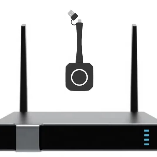 Wireless BYOM Conference System with 16-Screen Sharing and 4K60Hz Output for Large Meeting Rooms