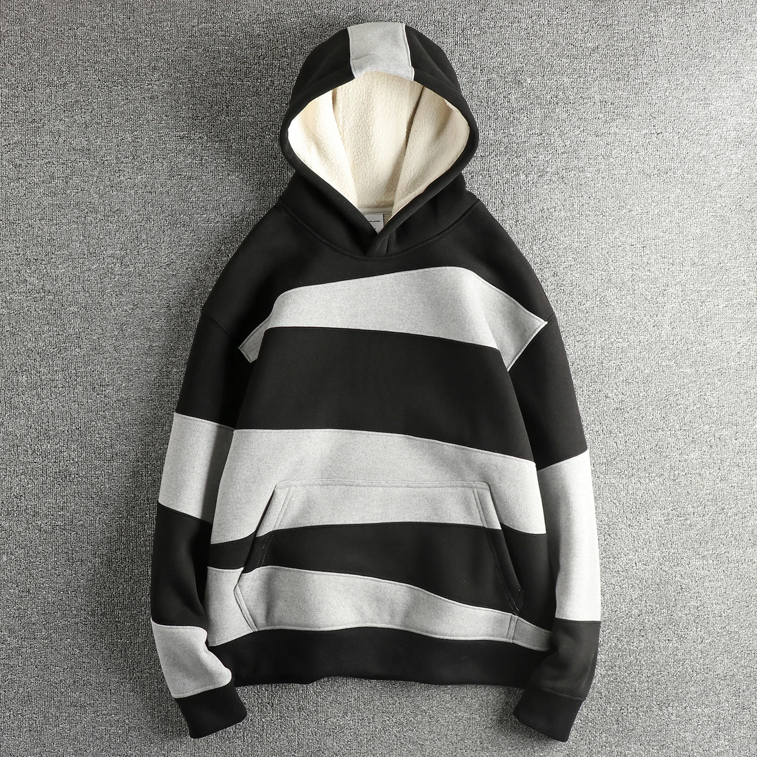 

Тяжелая бархатная утолщенная толстовка с капюшоном, мужская американская уличная модная молодежная толстовка с капюшоном, топ