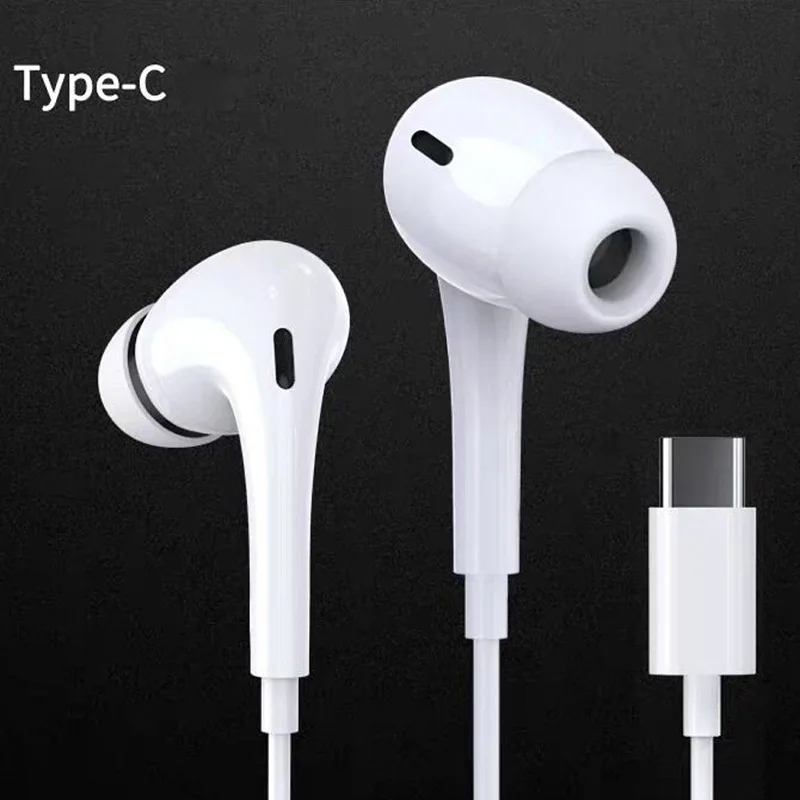 Baseus Wired Earphone Type C In Ear Earbuds HeadPhone With Microphone Audio Headset For Xiaomi Mi Redmi