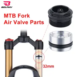 MTB Suspension Fork Air Damping Rod Inflation Valve Base Repair Part 32mm34mm Air Valve Parts Double Sealing Ring Accessories