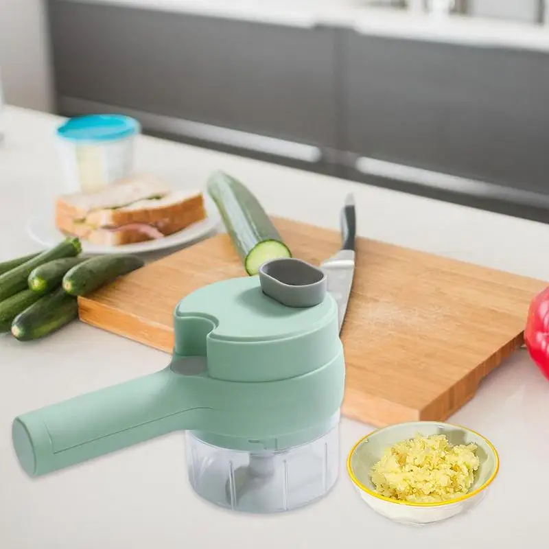 Electric Vegetable Cutter Slicer Garlic Chopper Food Processors With USB Charging Cable Meat Grinder Machine Ginger Onion Masher