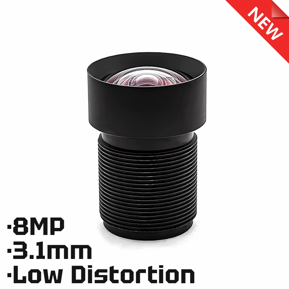 

WGWK-5740 HD 8MP M12 Mount Lens 3.14mm Focal length 1/2.5"IMX317 1/2.8"IMX415 For IP CCTV and Security Camera